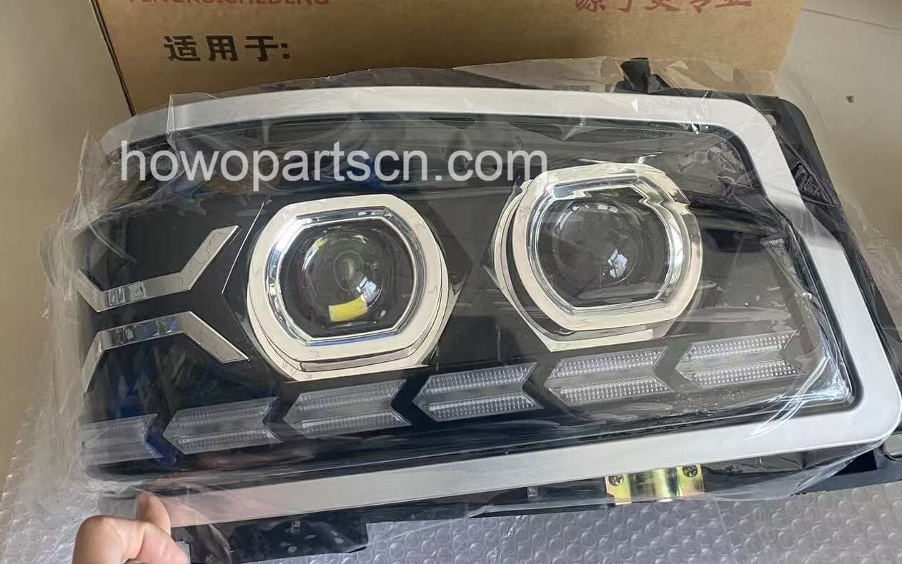 WG9719720001/2 Flagship LED Headlights Assembly for Howo Truck - الصورة 2